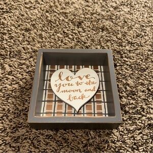 Heartfelt Wall Decor with Love Message